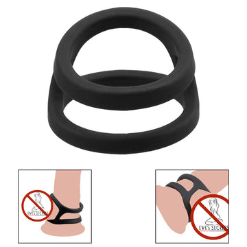 Silicone Penis Ring Sex Toys for Men / Cock Enlargement Strapon Delay Ejaculation Erotic Tool - EVE's SECRETS